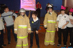 Дагестанских школьников учат правилам пожарной безопасности