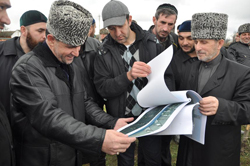 В Чечне начато строительство мечети на полторы тысячи мест