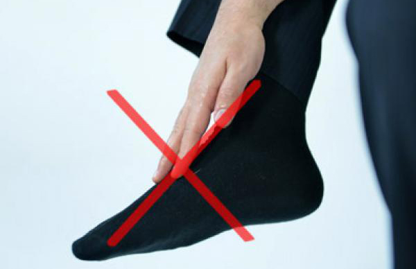 Проблема протирания носков