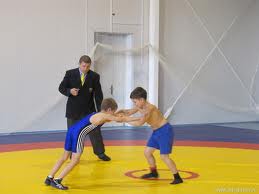 Детские соревнования по вольной борьбе