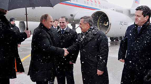 В Казань прибыл Владимир Путин