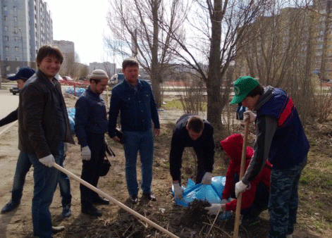 Мусульмане Казани вышли на субботник