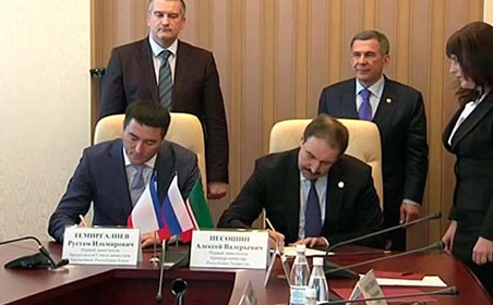 Рустам Минниханов в Крыму