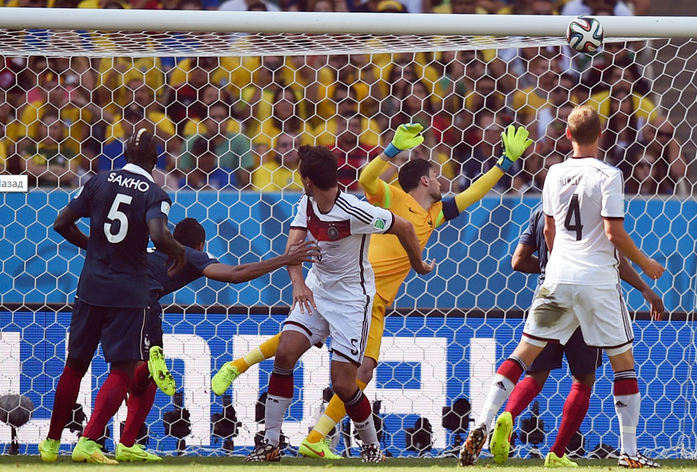 Сборная Германии обыграла Францию и вышла в полуфинал ЧМ-2014