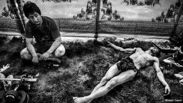 Тяжелоатлеты в Афганистане