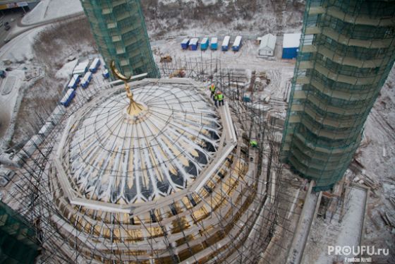 Работы по возведению Соборной мечети в Уфе продолжаются
