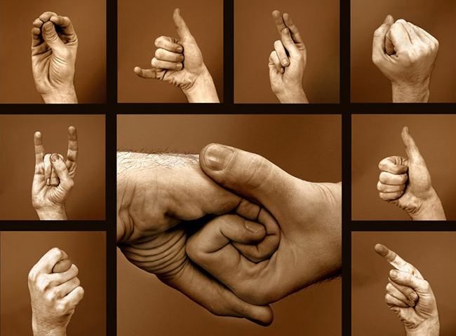 Примеры языка жестов