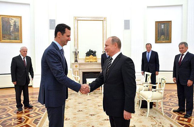 Переговоры Владимира Путина и Башара Асада
