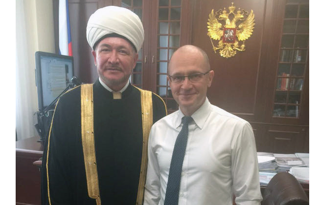 Гайнутдин встретился  с первым замглавы Администрации Президента Сергеем Кириенко