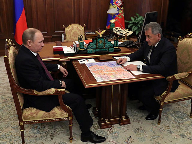 Шойгу доложил Путину о взятии Пальмиры