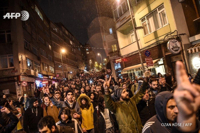 В Стамбуле прошли митинги против результатов референдума