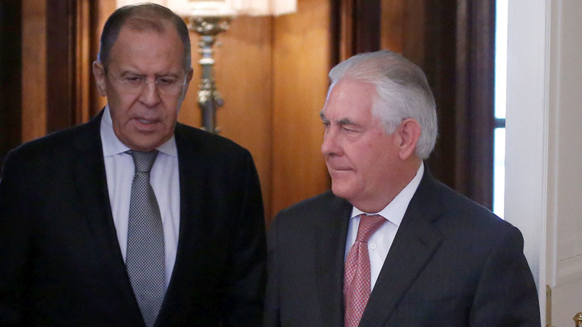 Переговоры госсекретаря США Рекса Тиллерсона  в Москве