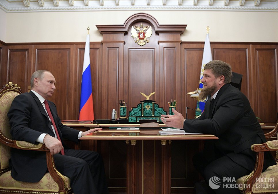 Путин обсудил с Кадыровым борьбу с терроризмом