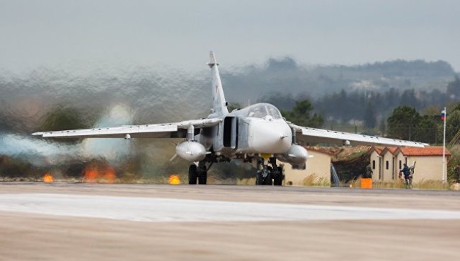 В Сирии при взлете разбился СУ-24